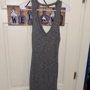 Massimo Dutti Gray bodycon Dress